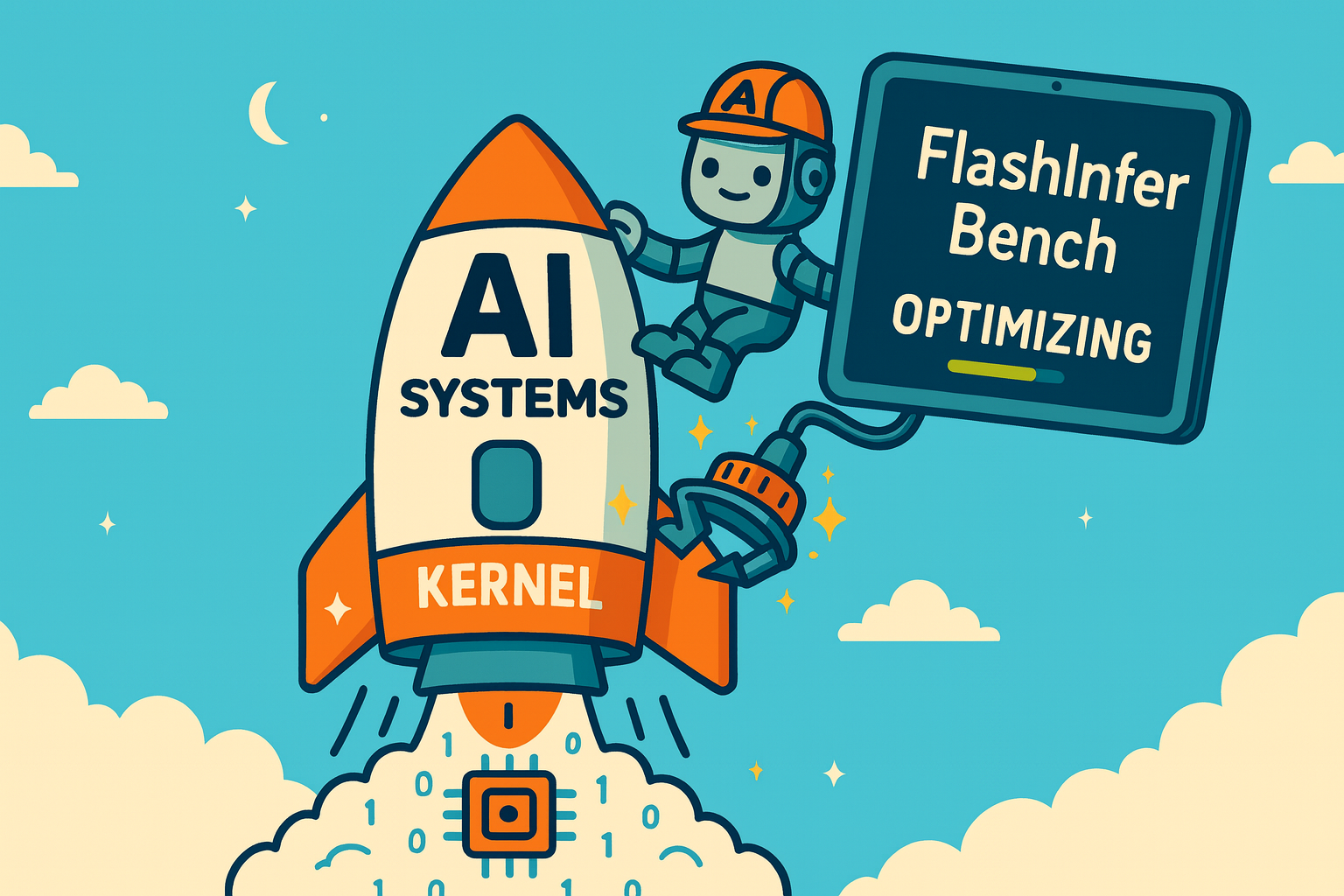 FlashInfer-Bench cover illustration